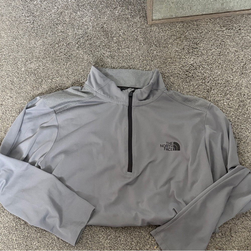The North Face Gray Half-Zip Pullover